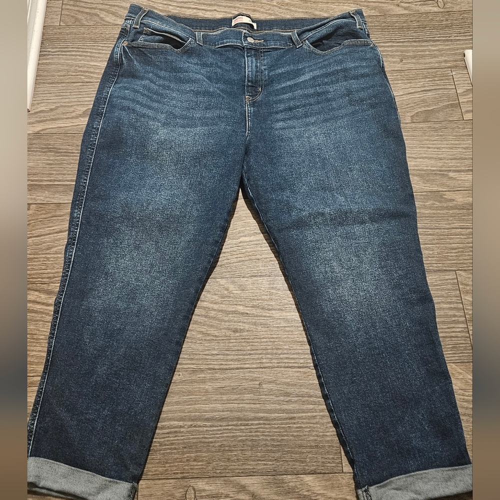 Levis Signature Women's Heritage Boyfriend Blue Jeans Size 20